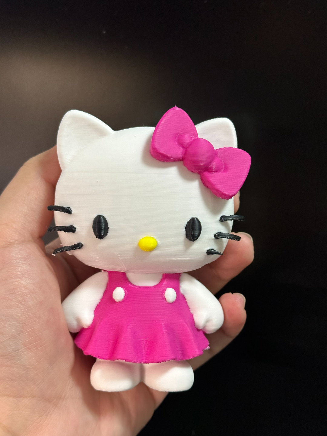 Hello Kitty Dekoratif Figür - Yüksek Kalite 3D Baskı