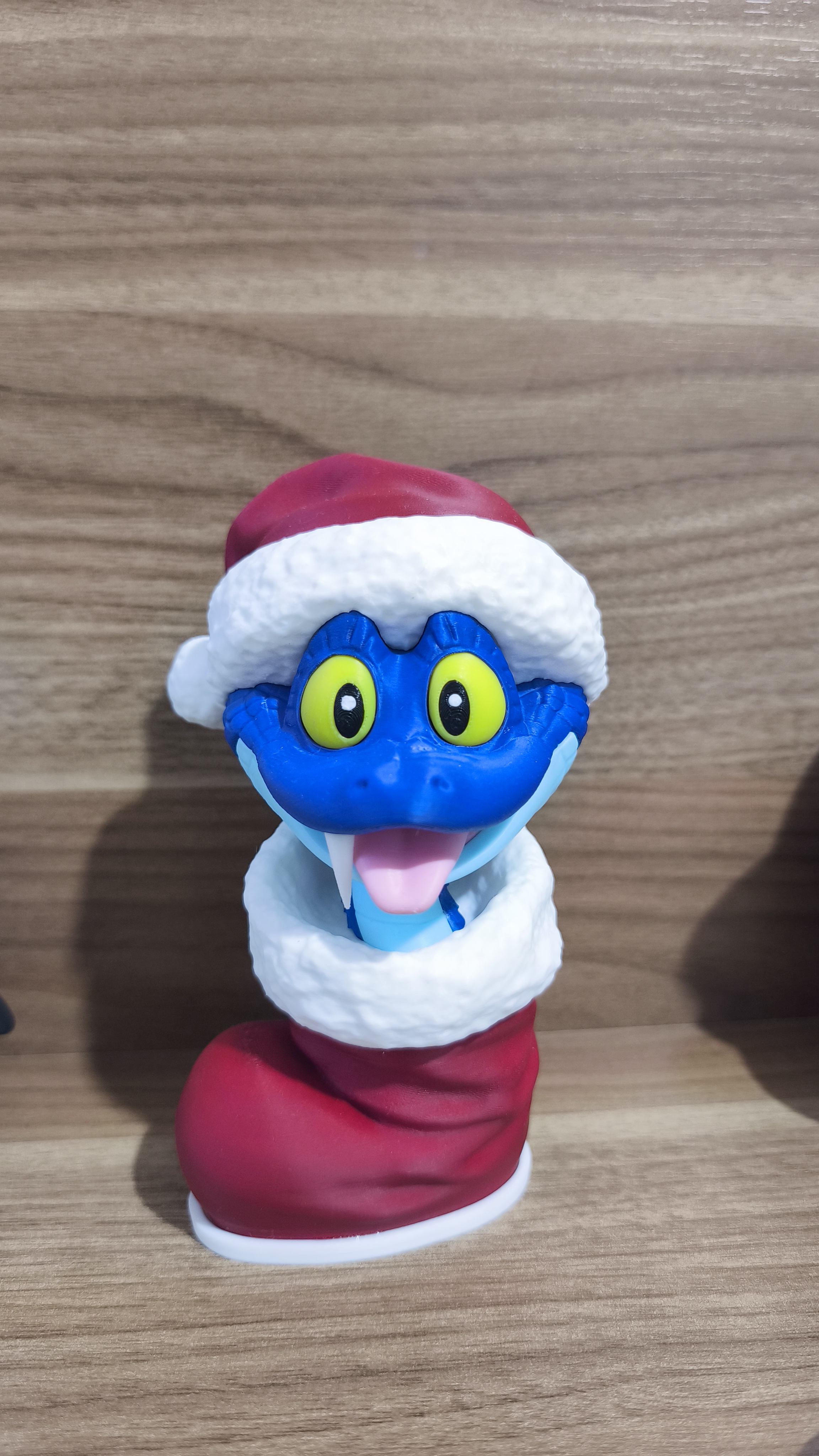 Renkli ve Sempatik 3D Yılan Figürü - Dekoratif Obje