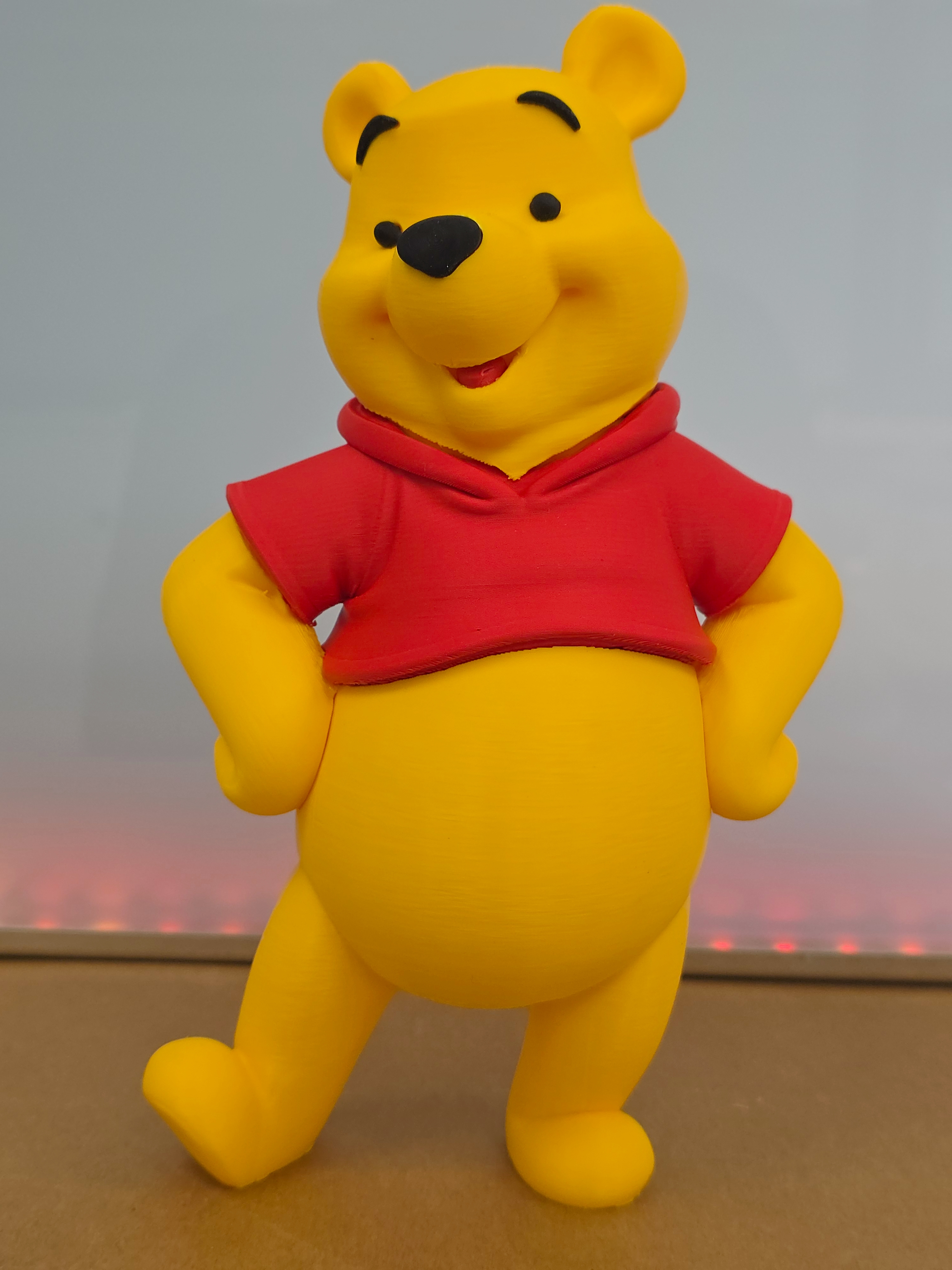Winnie the Pooh Dekoratif Figür - 23 cm Premium 3D Baskı