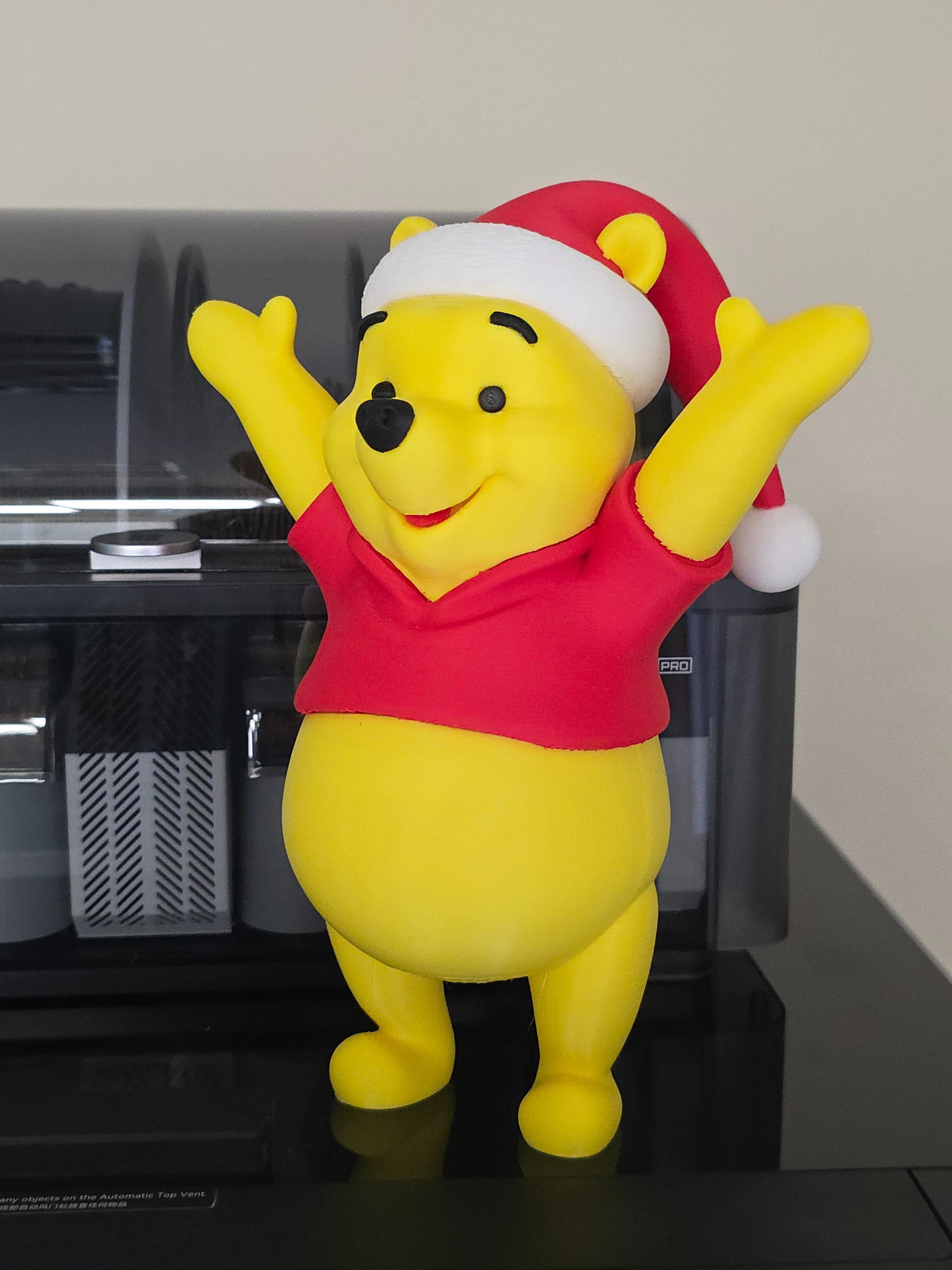 Winnie the Pooh Noel Özel Koleksiyonu: 23 cm Dekoratif 3D Figür