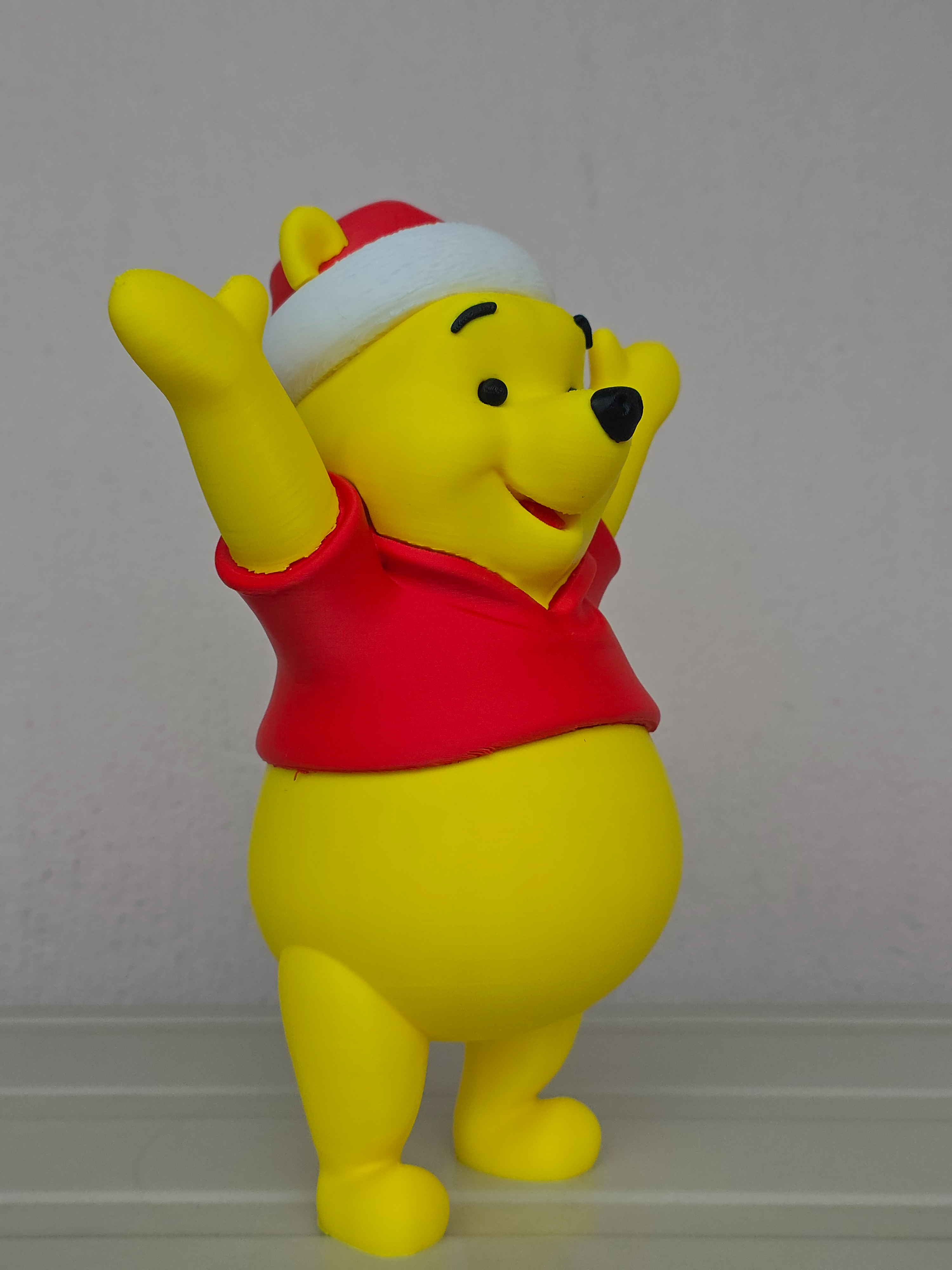 Winnie the Pooh Noel Özel Koleksiyonu: 23 cm Dekoratif 3D Figür küçük görsel