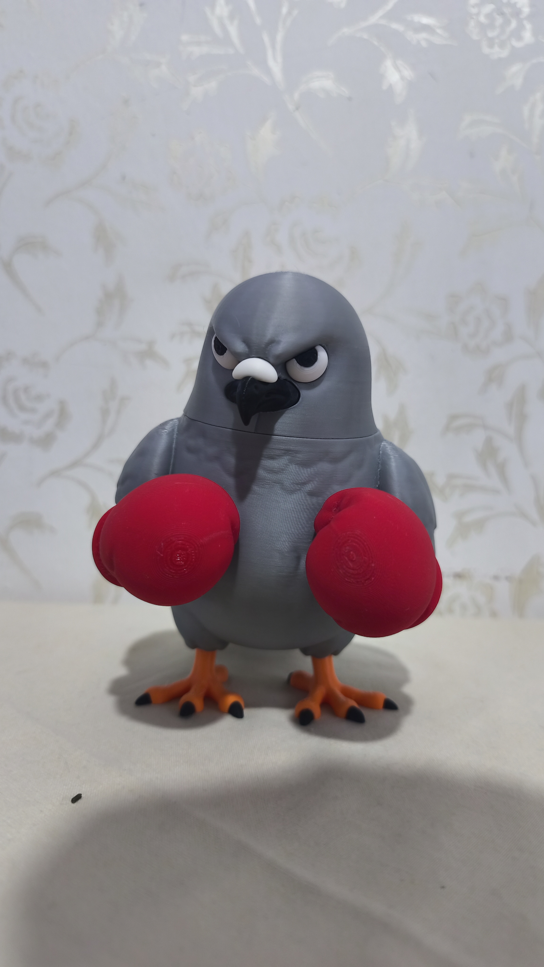 Öfkeli Nakavtçı Güvercin: 16 cm Premium 3D Baskı Biblo küçük görsel