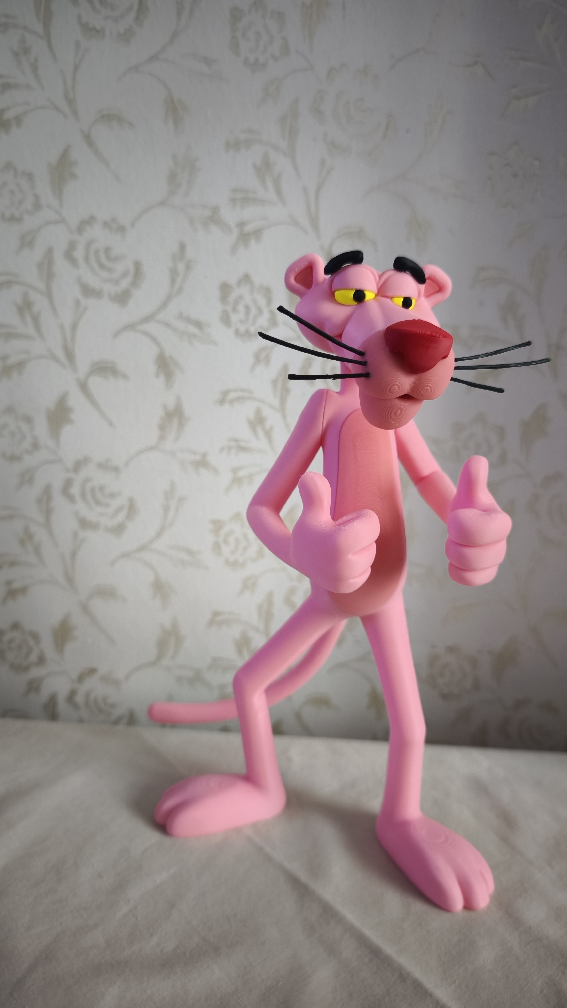 Pembe Panter (Pink Panther) Dev Figür - 26 cm Premium 3D Tasarım