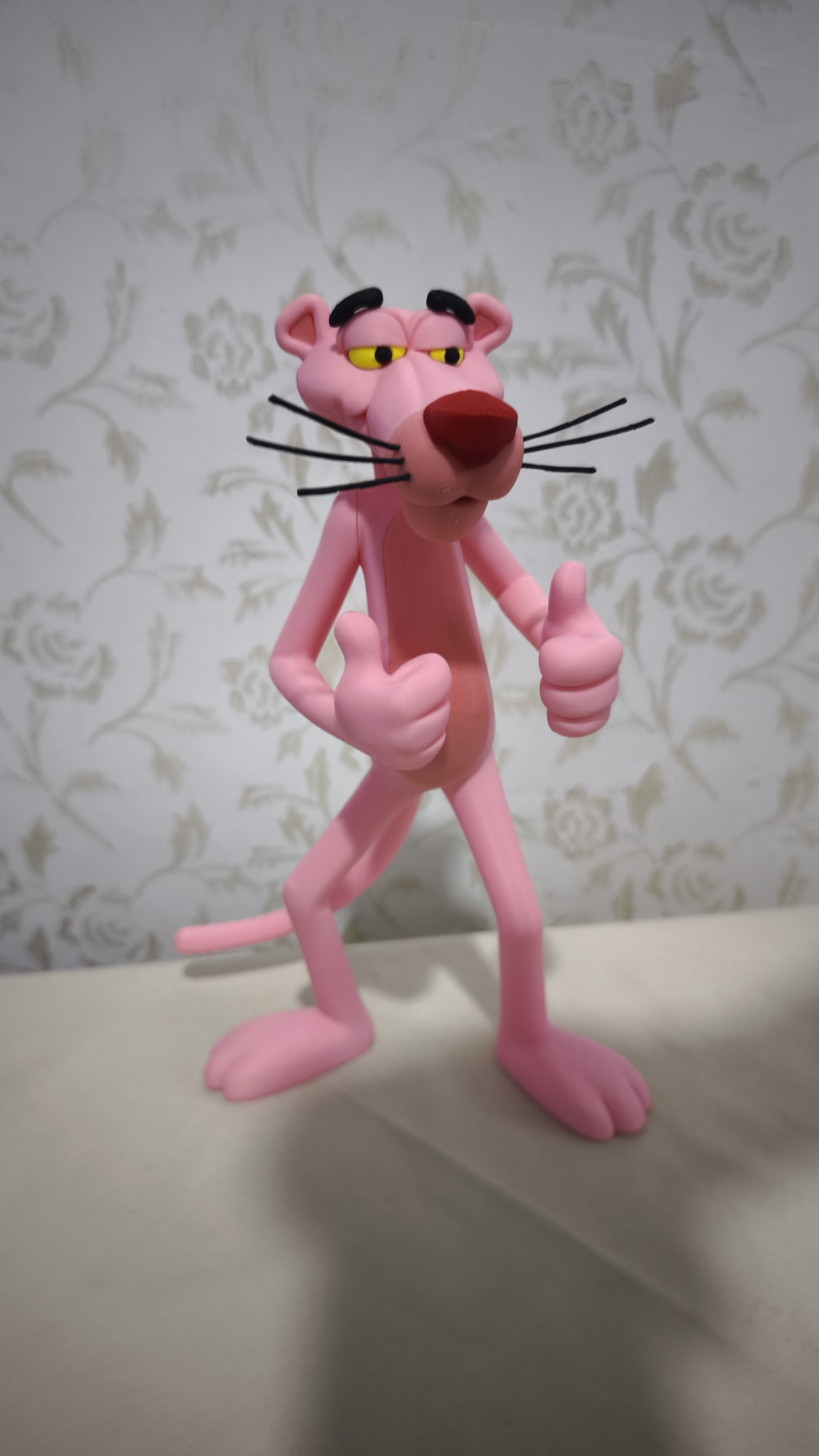 Pembe Panter (Pink Panther) Dev Figür - 26 cm Premium 3D Tasarım küçük görsel