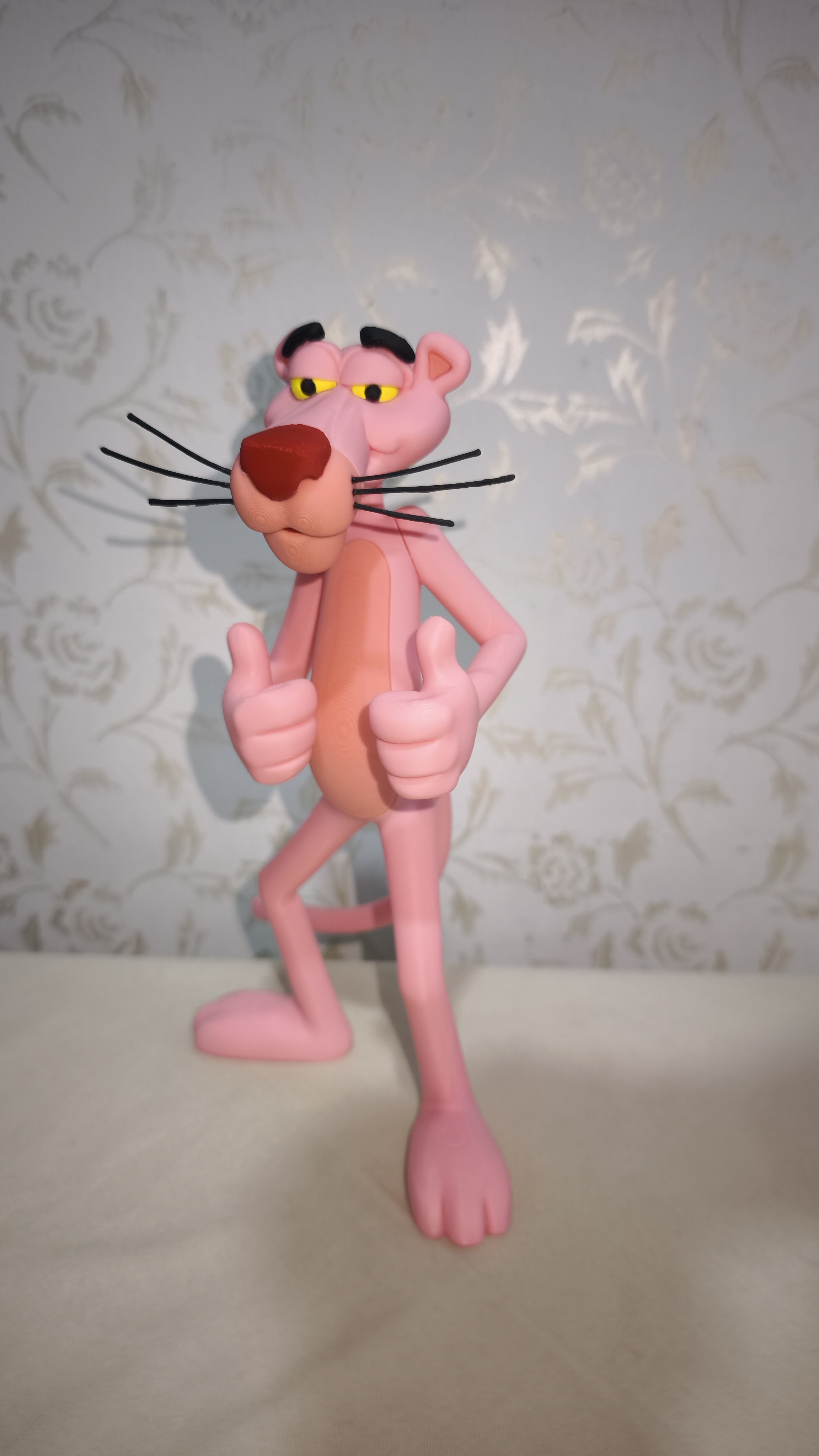 Pembe Panter (Pink Panther) Dev Figür - 26 cm Premium 3D Tasarım küçük görsel