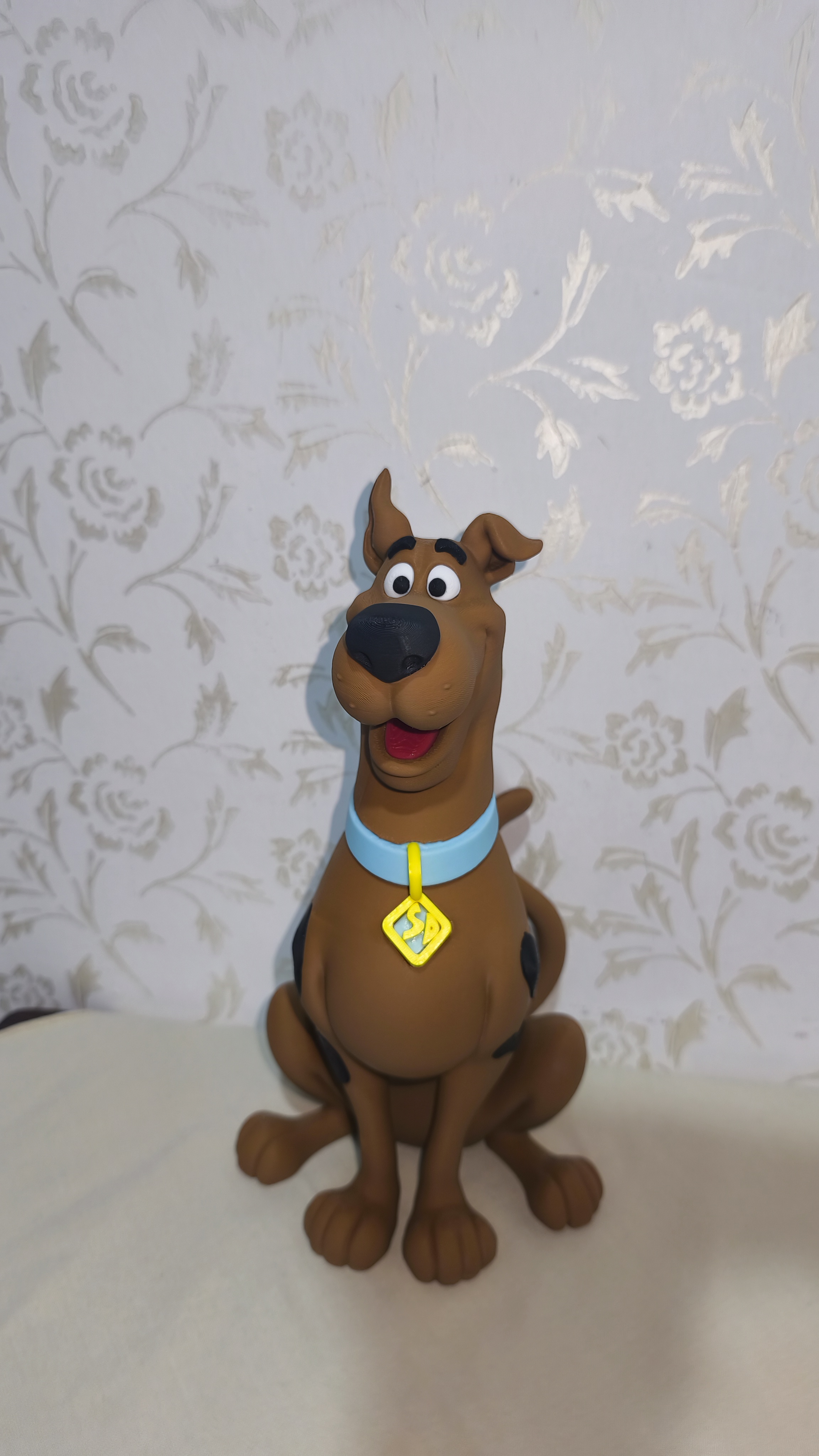 Scooby-Doo 3D Baskı Koleksiyon Figürü - 30 cm - Premium Detaylı Dekoratif Obje küçük görsel